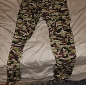 Camouflage joggers